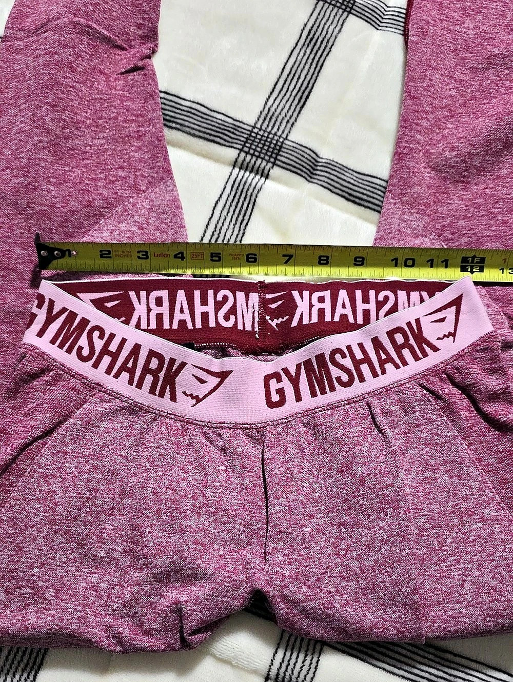 Gymshark Flex High Waisted Leggings Women's Geometric Leggings in Purple - Picture 4 of 4